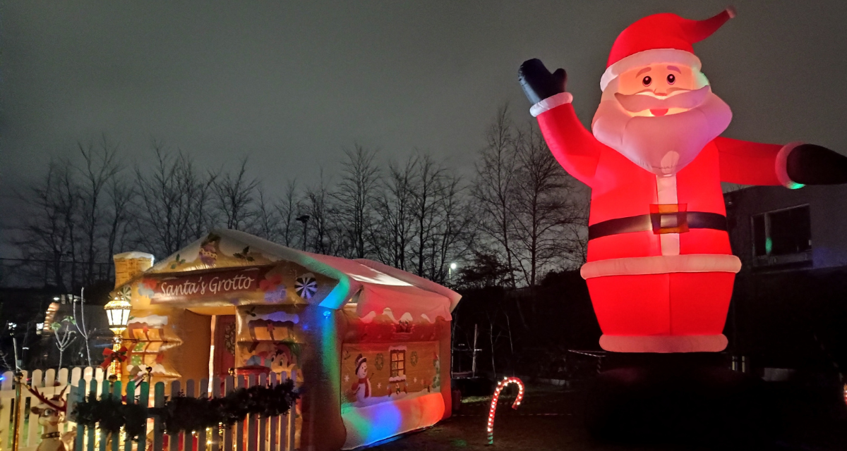 Outside view of Santa's Grotto