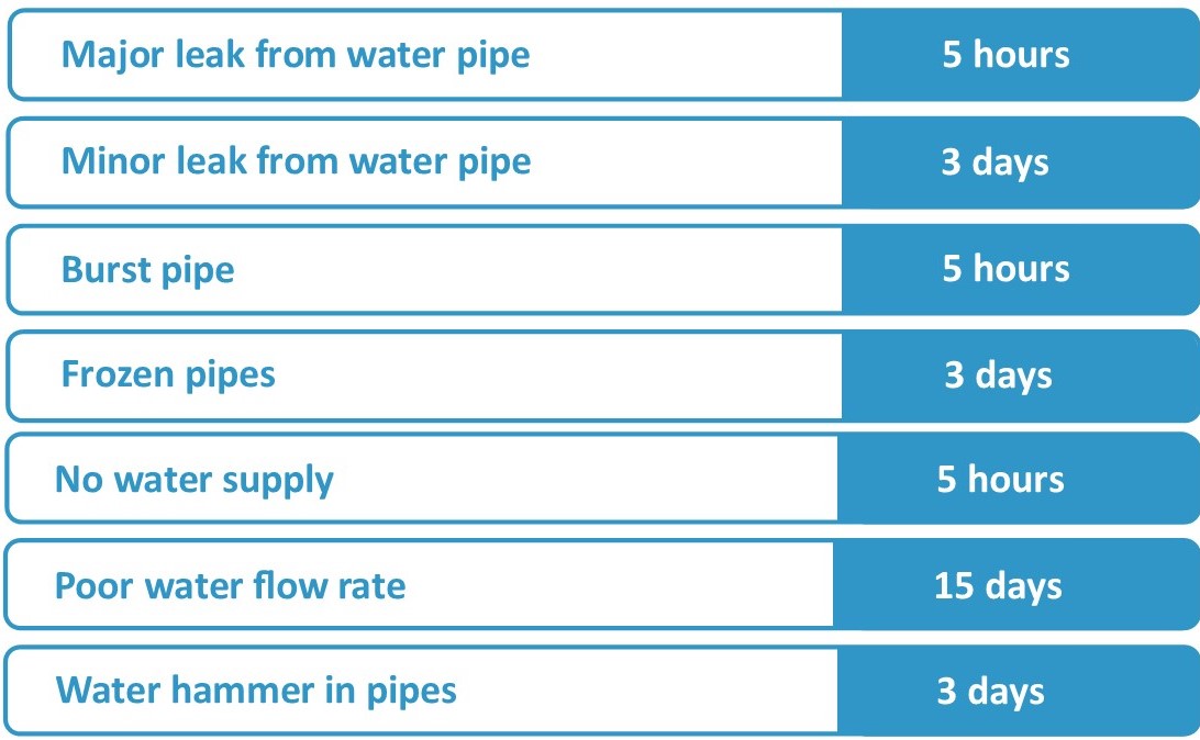 Internal Plumbing repairs